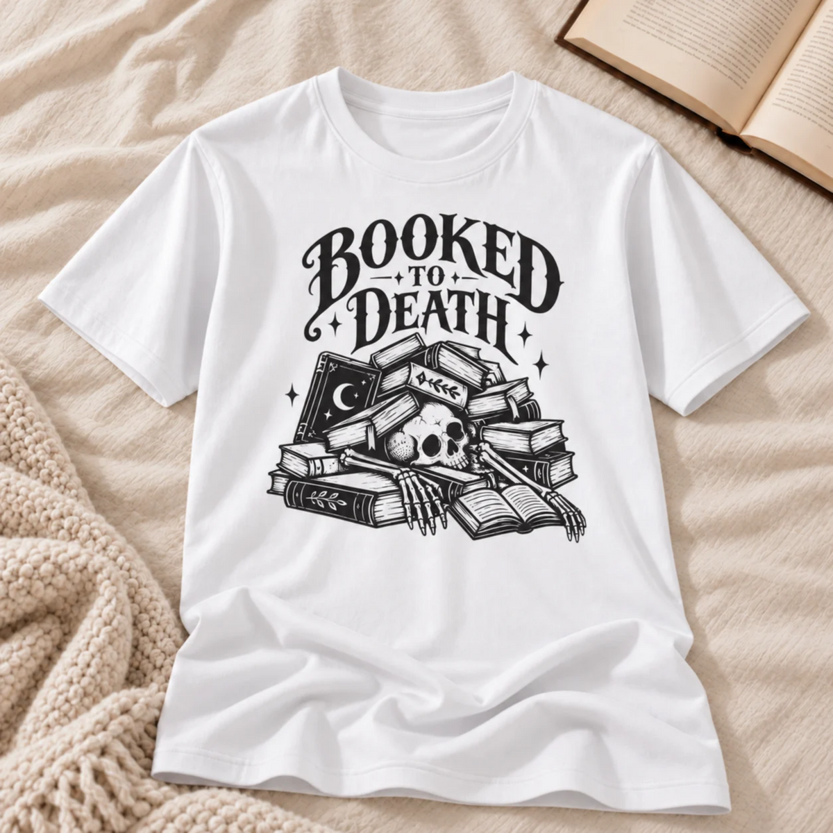 Booked to Death T-shirt