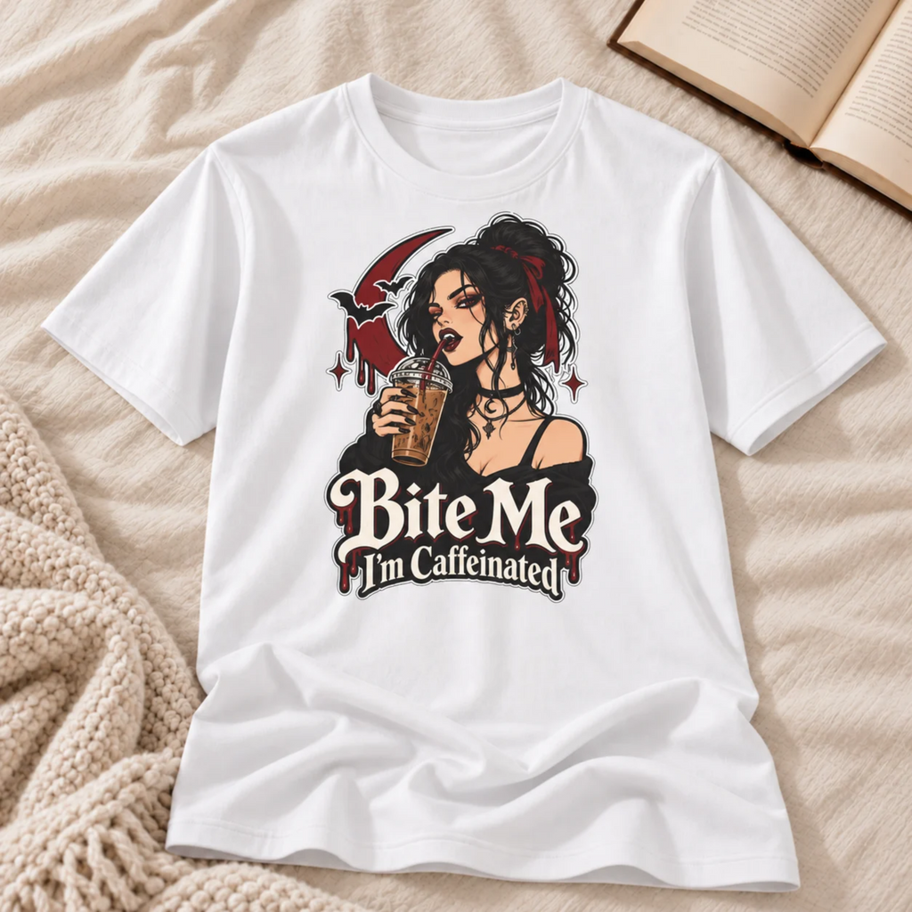 Bite Me I'm Caffeinated T-shirt