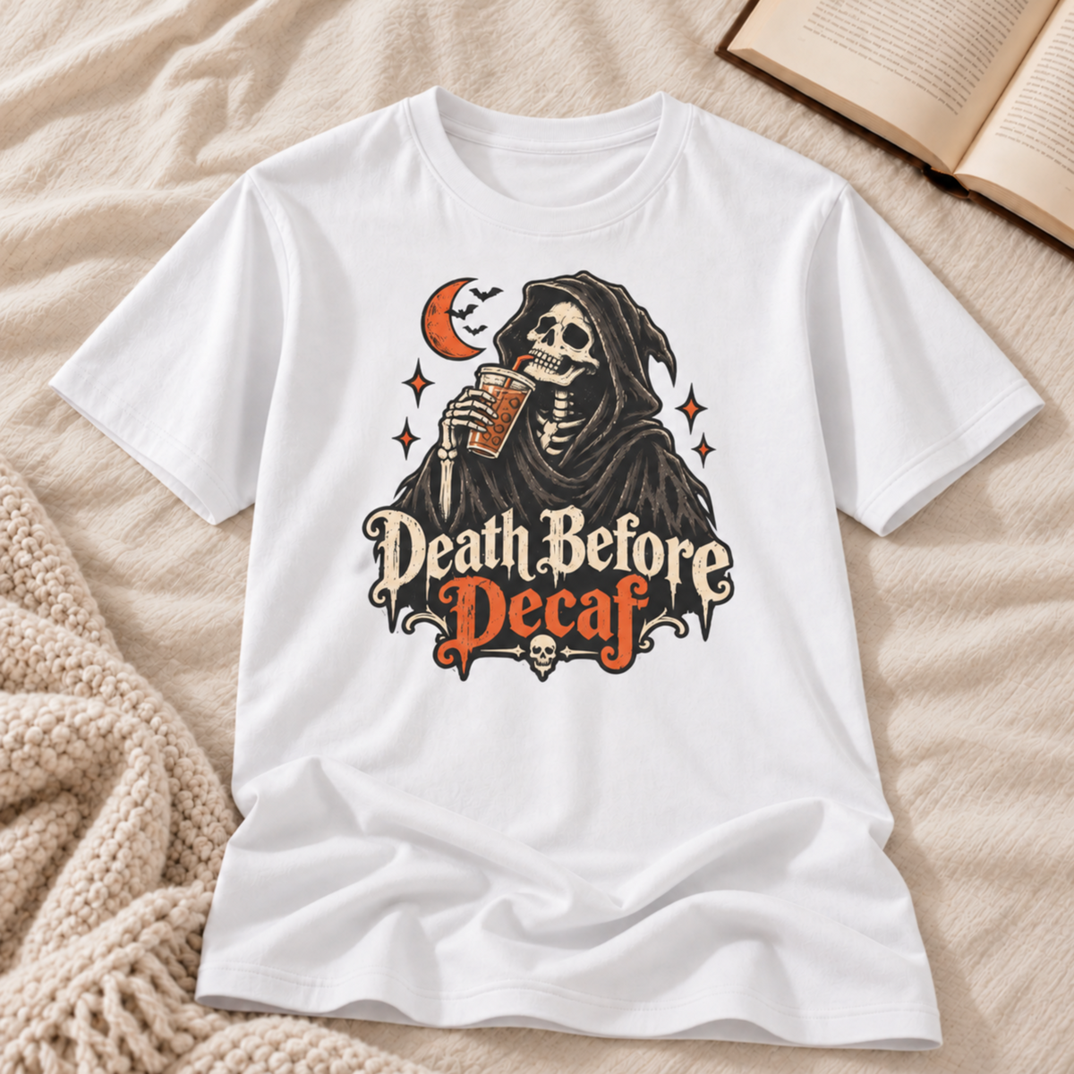 Death Before Decaf T-shirt