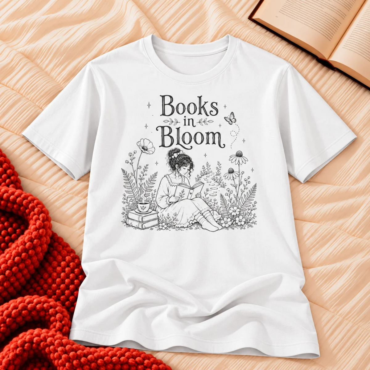 Books in Bloom T-Shirt