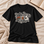 Books, Brews & Boos T-shirt