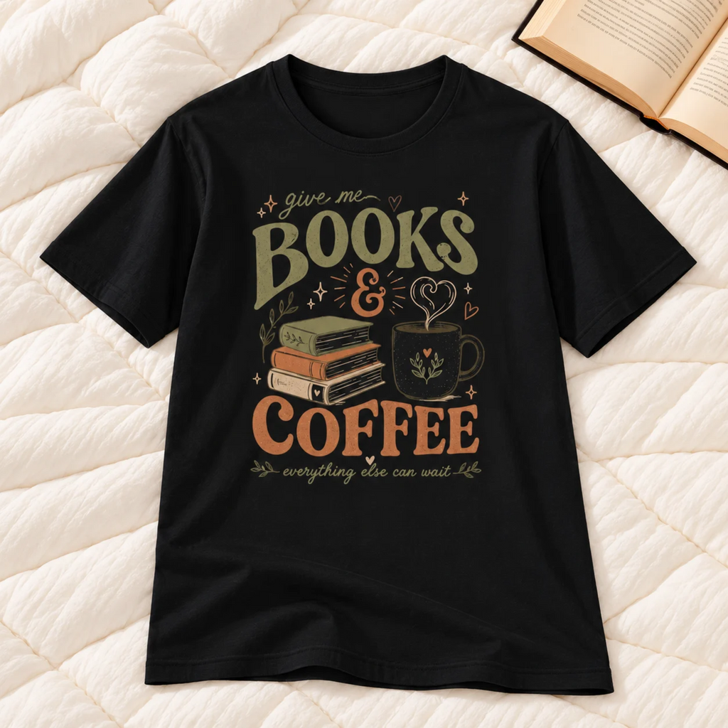 Give me Coffee & Books T-Shirt