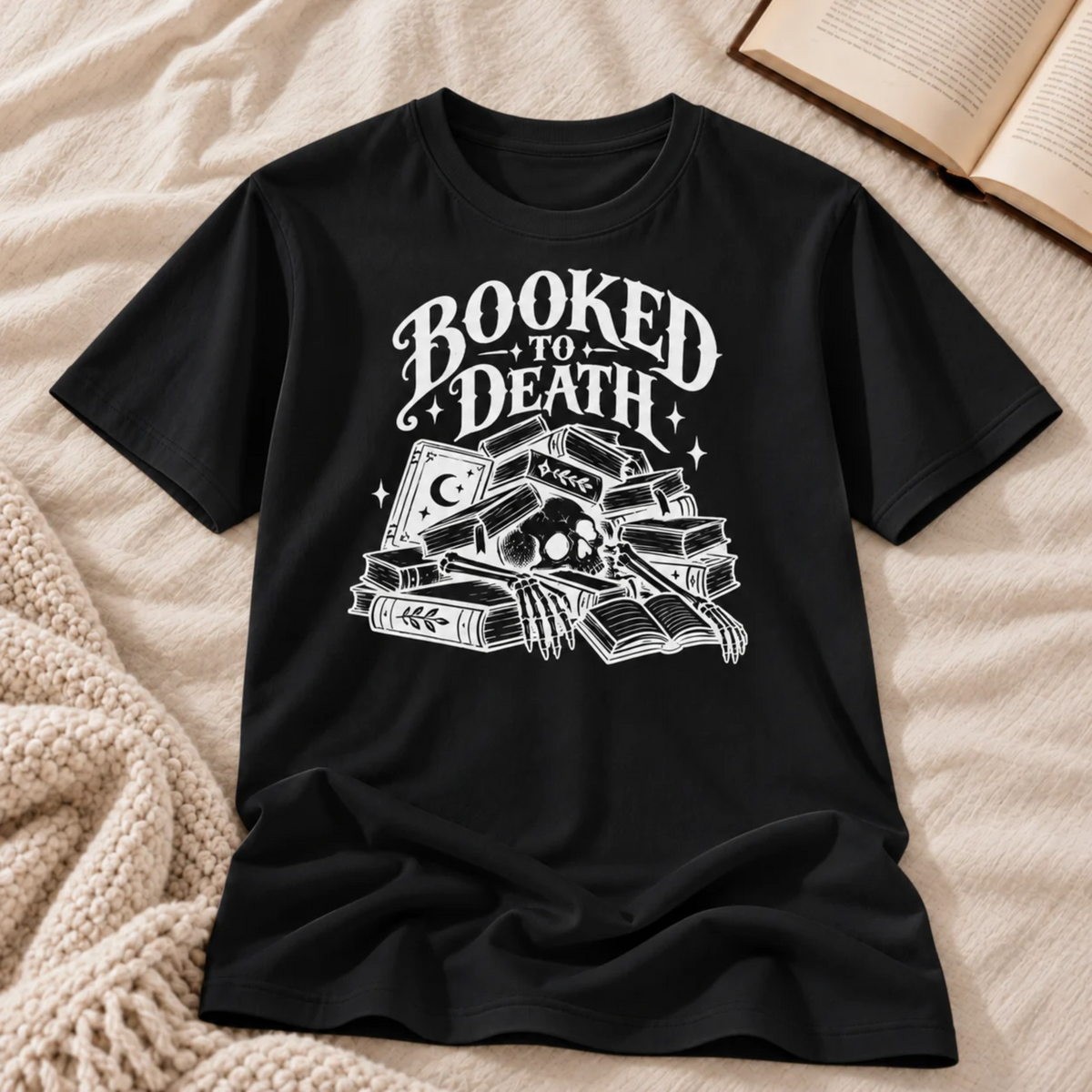 Booked to Death T-shirt