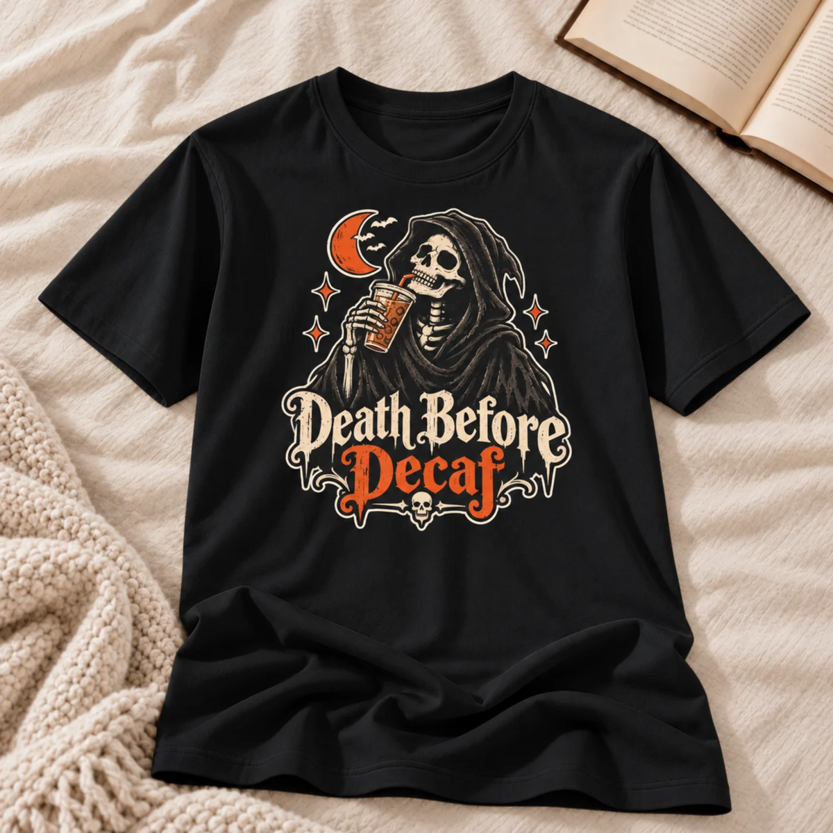 Death Before Decaf T-shirt