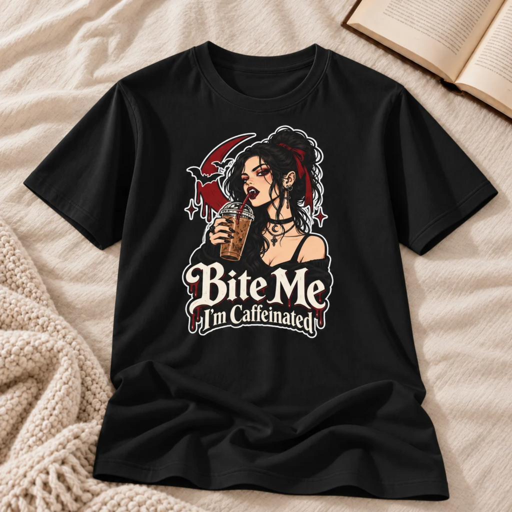 Bite Me I'm Caffeinated T-shirt