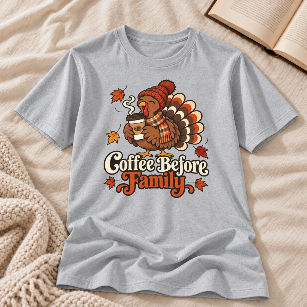 Coffee before Family T-shirt