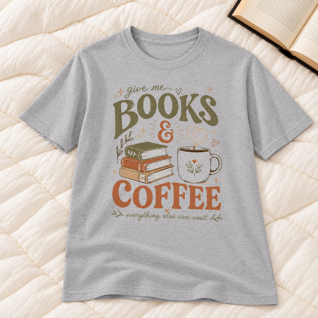 Give me Coffee & Books T-Shirt