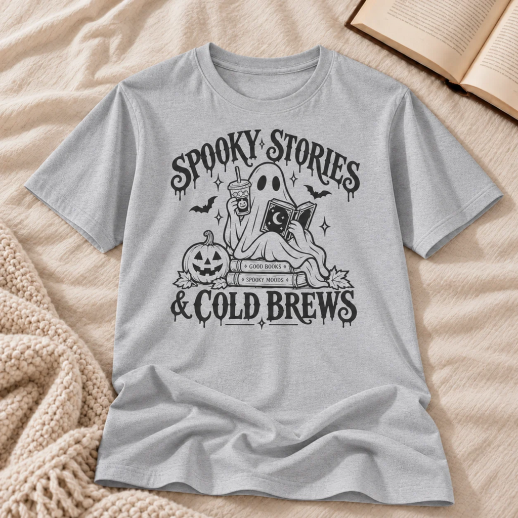 Spooky Stories & Cold Brews T-shirt
