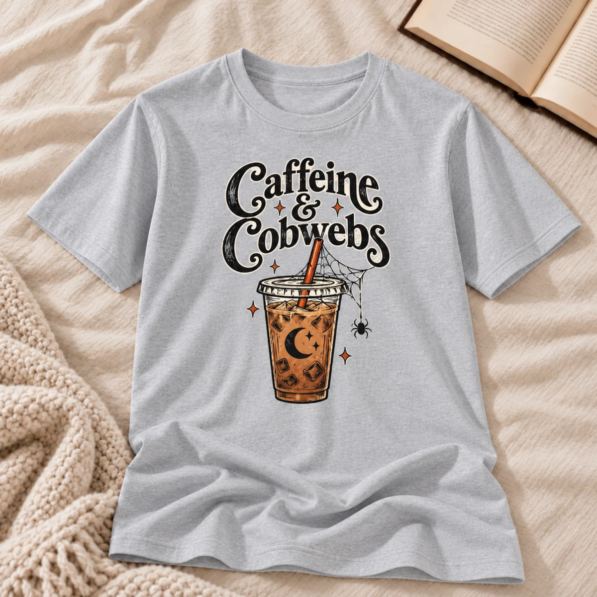 Caffeine & Cobwebs T-shirt