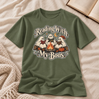 Reading With My Boos T-shirt
