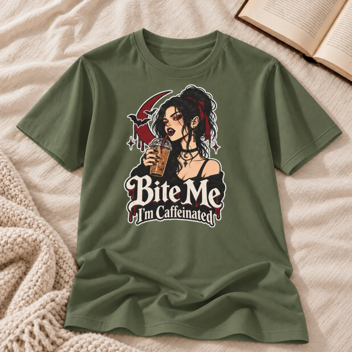 Bite Me I'm Caffeinated T-shirt