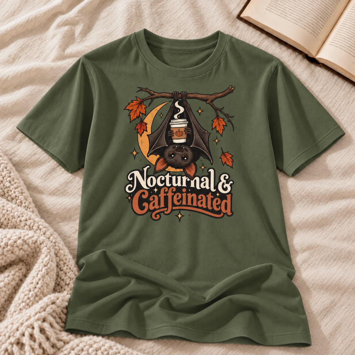 Nocturnal & Caffeinated T-shirt