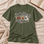Books, Brews & Boos T-shirt