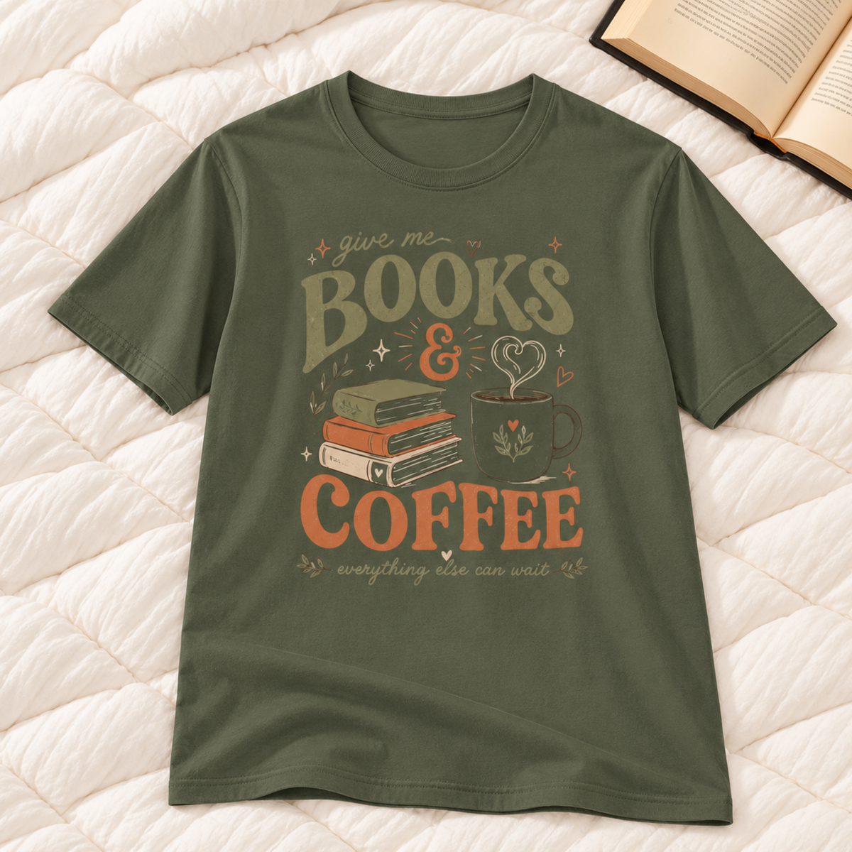 Give me Coffee & Books T-Shirt
