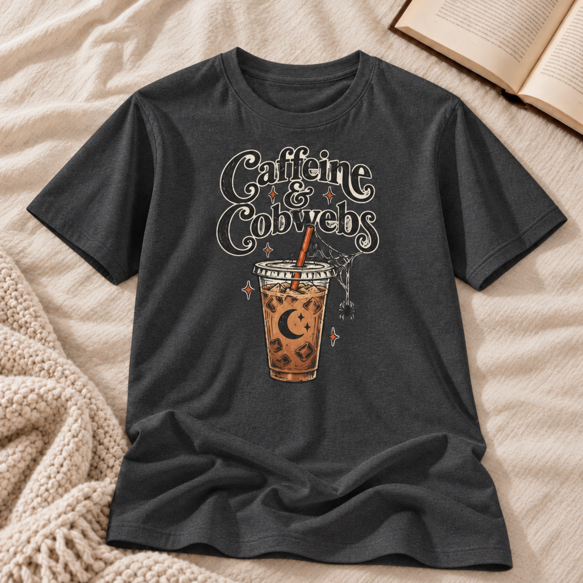 Caffeine & Cobwebs T-shirt