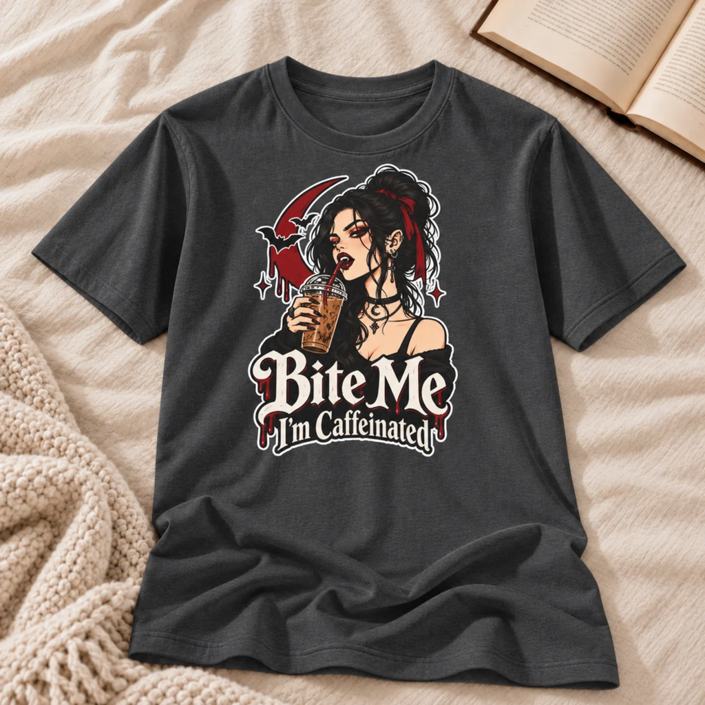 Bite Me I'm Caffeinated T-shirt