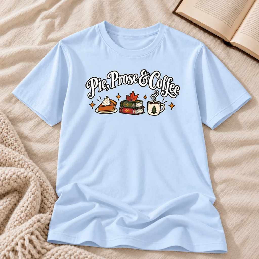 Pie, Prose & Coffee T-shirt