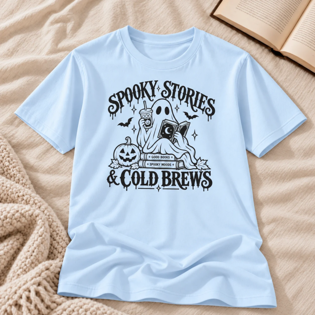 Spooky Stories & Cold Brews T-shirt