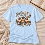 Reading With My Boos T-shirt