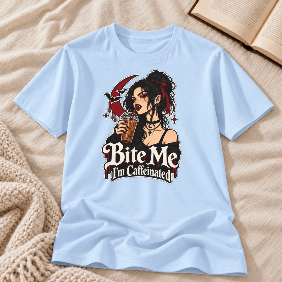 Bite Me I'm Caffeinated T-shirt