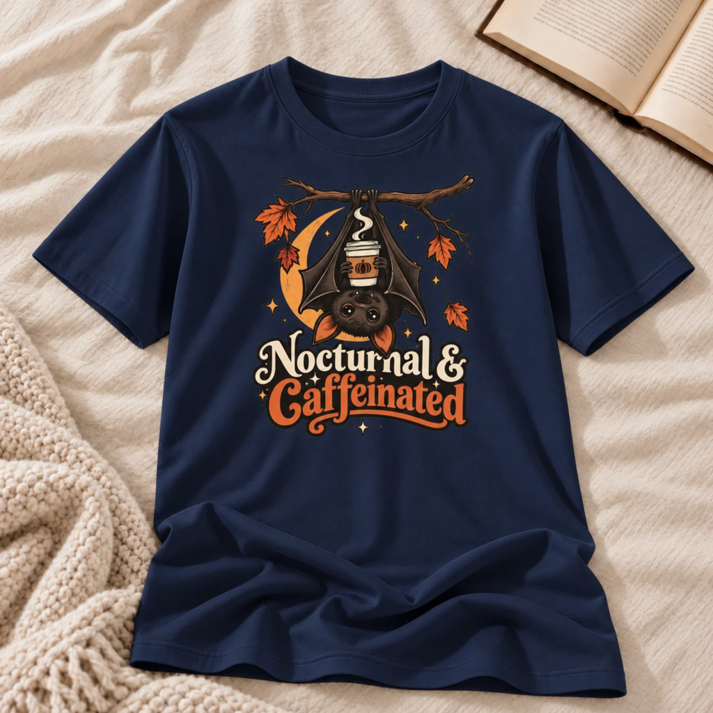 Nocturnal & Caffeinated T-shirt