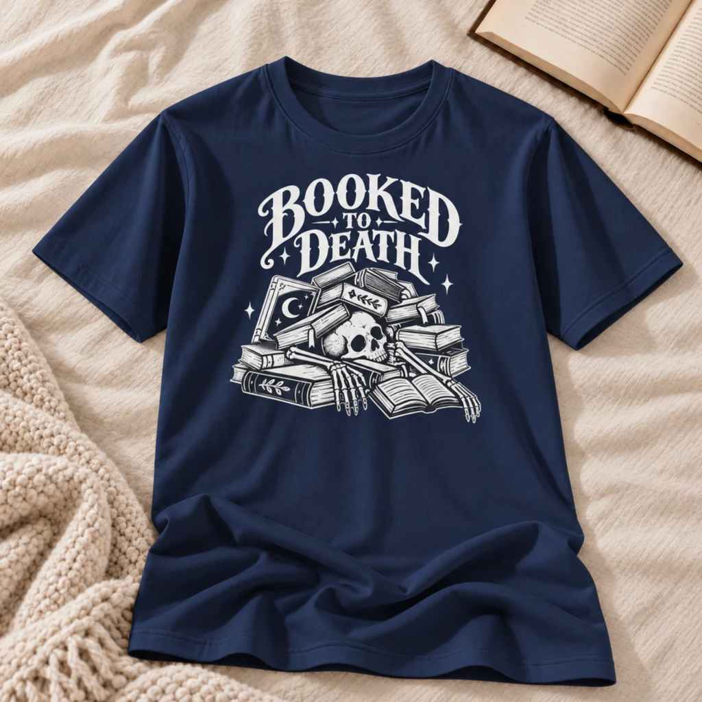 Booked to Death T-shirt