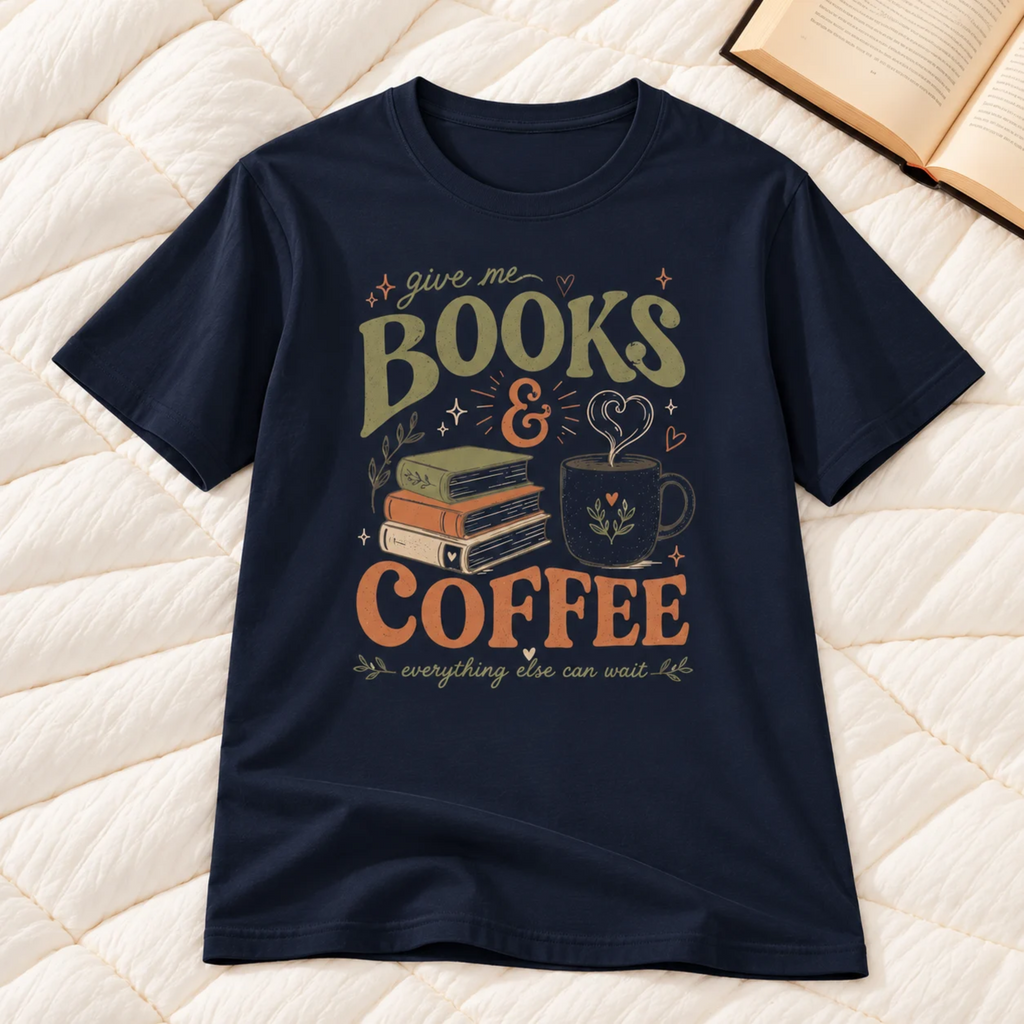 Give me Coffee & Books T-Shirt