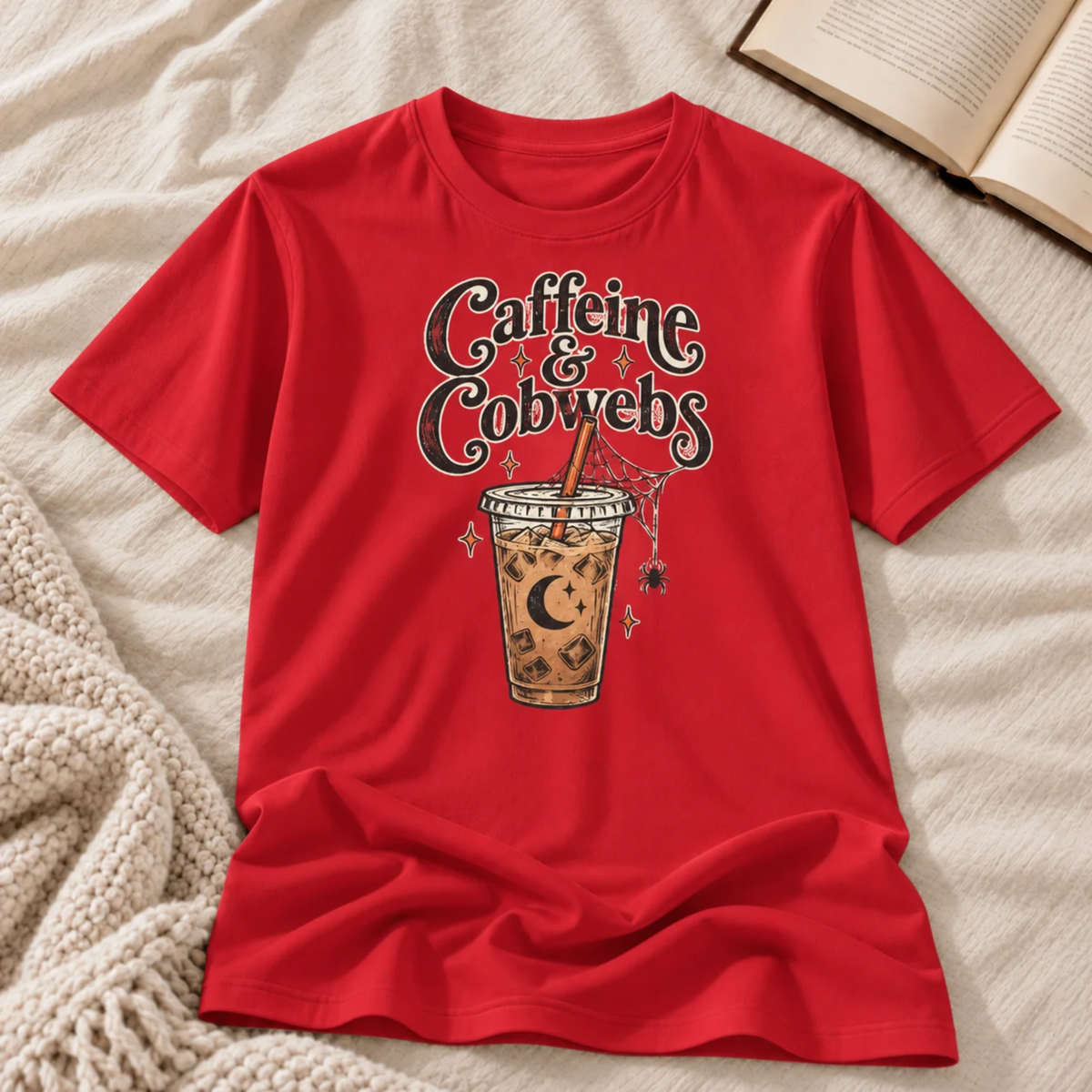 Caffeine & Cobwebs T-shirt