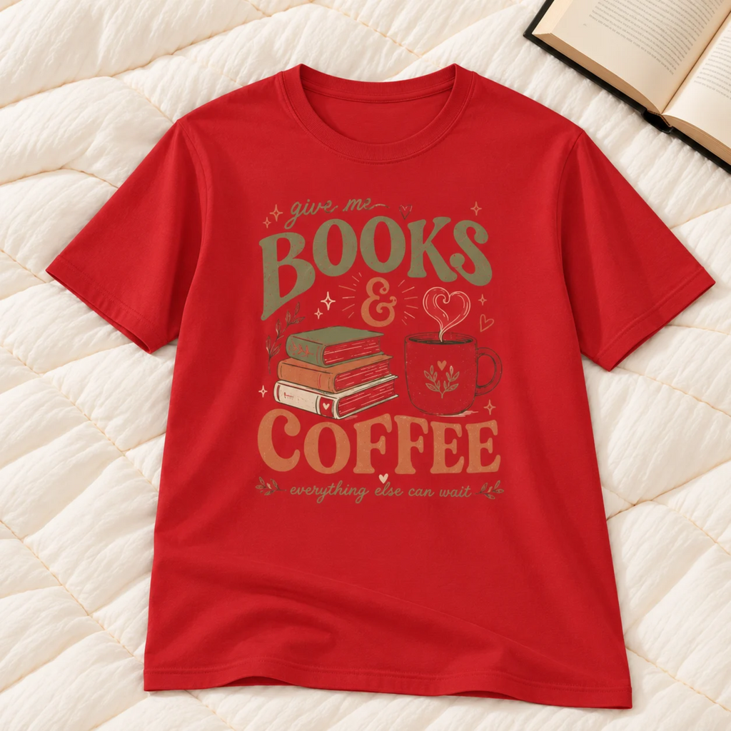Give me Coffee & Books T-Shirt