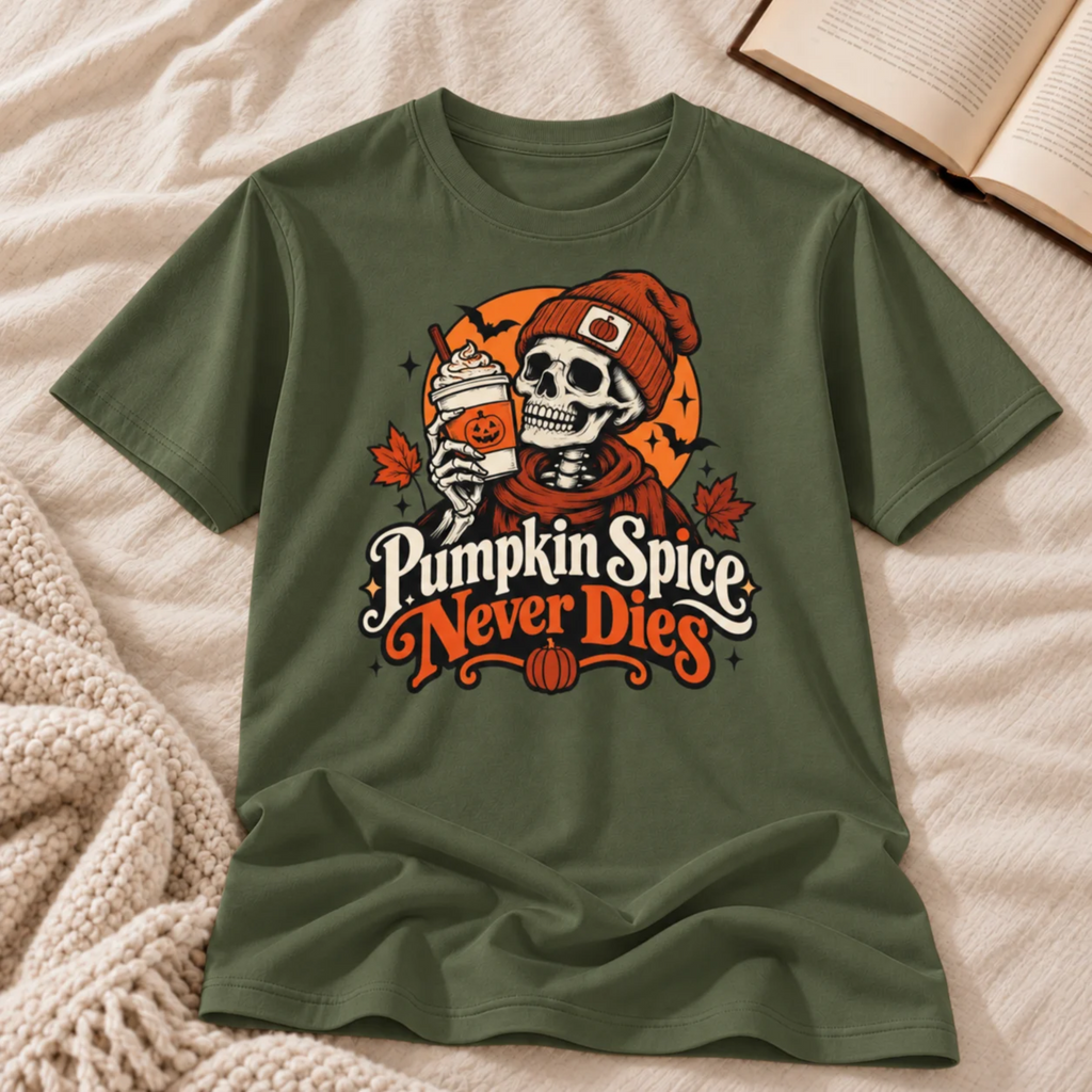 Pumpkin Spice Never Dies T-shirt